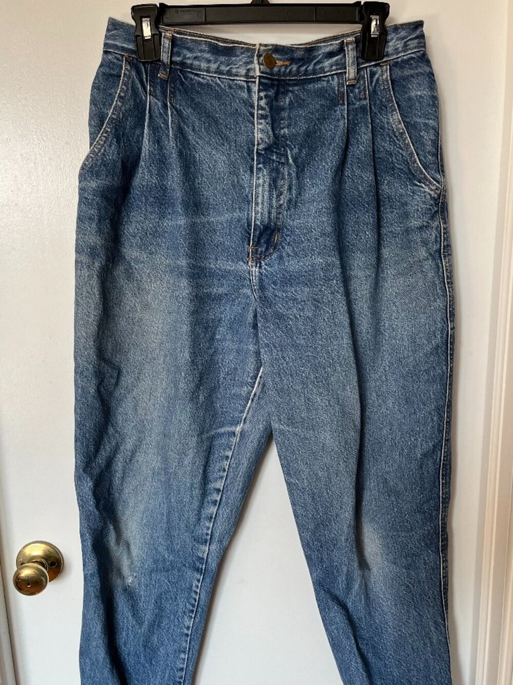 Vintage 80s Pleated Oscar de la Renta Jeans
